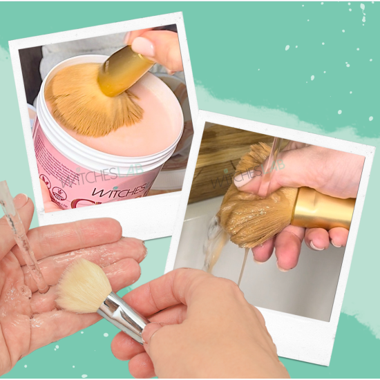 Solid Makeup Brush Shampoo - PRO SIZE - Cherry Solid Makeup Brush Shampoo - PRO SIZE - Cherry